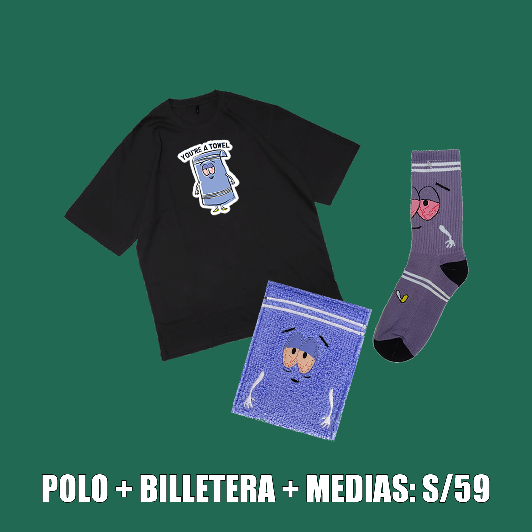 Billetera Toallín + medias + polo