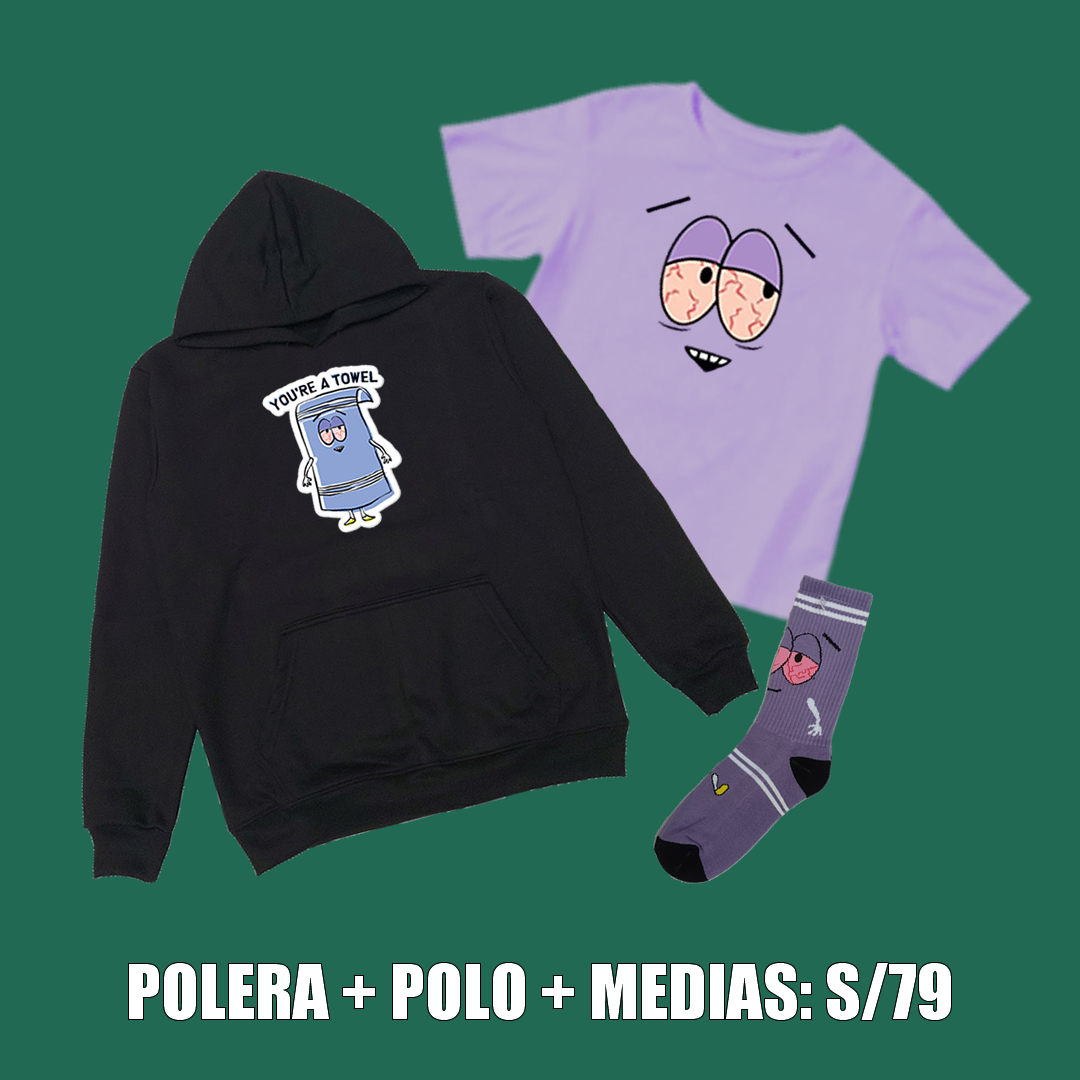 Polera Toallín + polo + medias