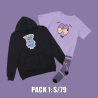 Pack 1: Polera + polo + medias