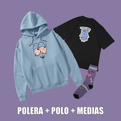 Pack: Polera + polo + medias