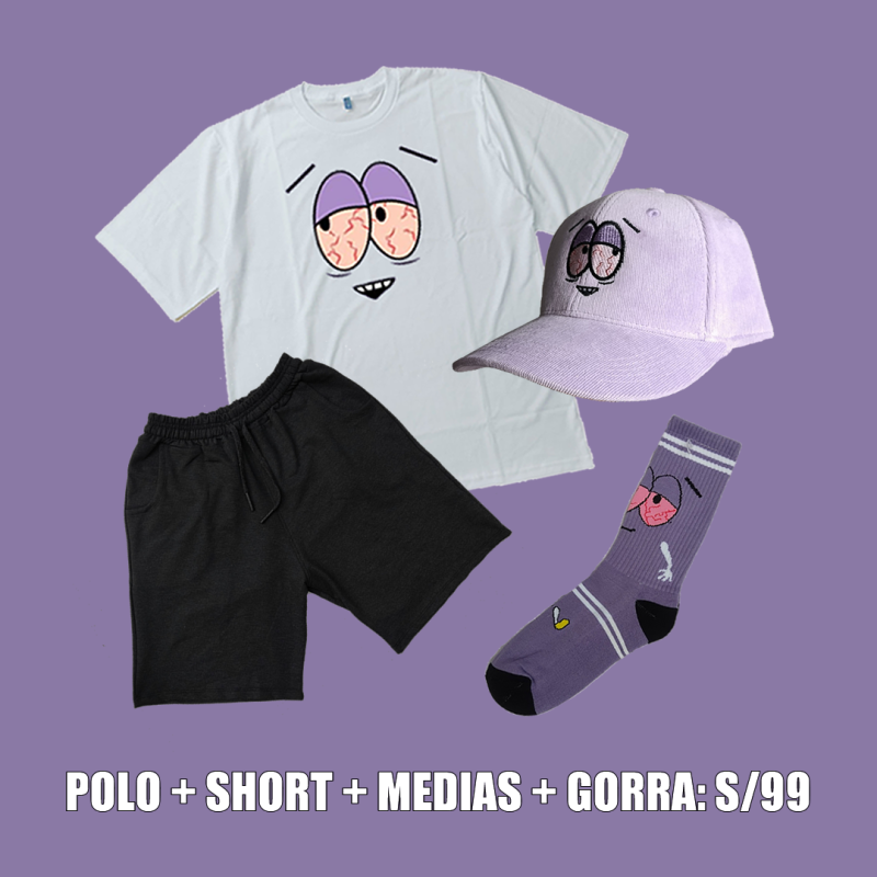 Pack: Polo + Short + Medias + Gorra