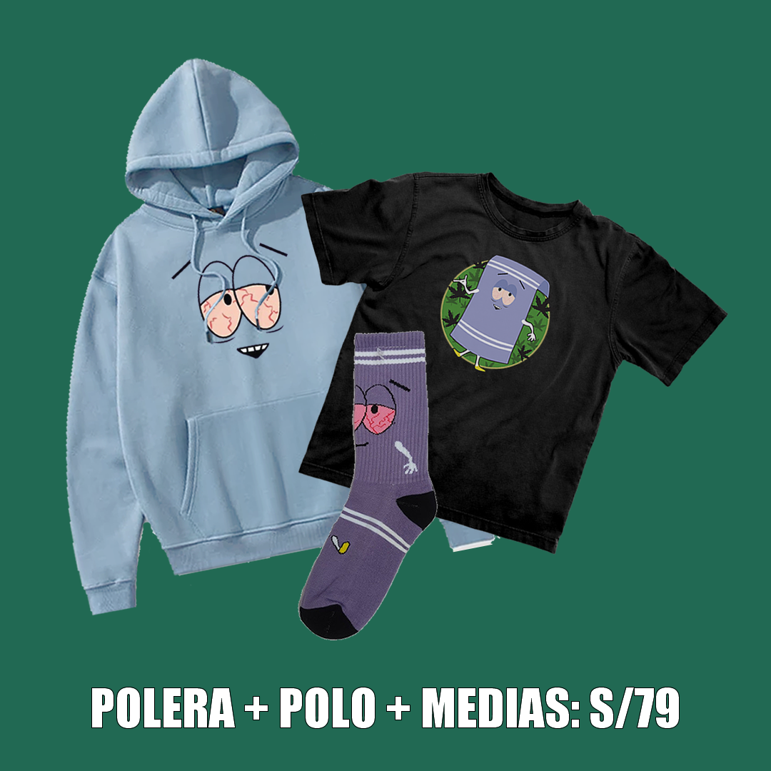 Polera Toallín + polo + medias