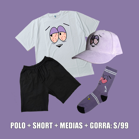 Gorra Toallín + short + polo + medias