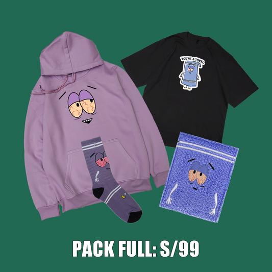 Billetera Toallín + medias + polo + polera